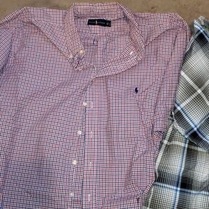 Men's short sleeved collared shirts